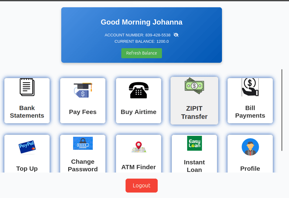 Online Banking Platform preview